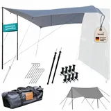 Skandika Sonnensegel Spirit 330 x 310 cm - Wetterschutz mit Teleskopstangen