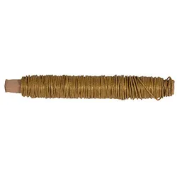 Rayher Papier Basteldraht gold 0,55 mm 20,0 m 1 Rolle