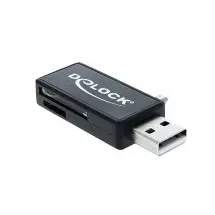DeLock Micro USB OTG Card Reader + USB A Stecker