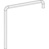 Maco Einstellschlüssel Innensechskant 2x gebogen L=75 mm (41017)