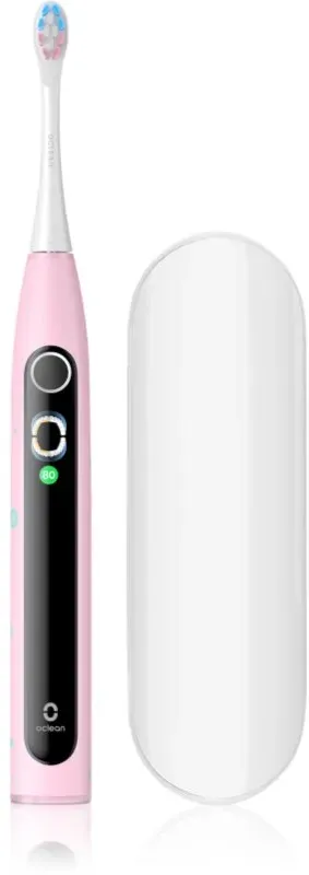 Oclean X Kids Set Zahnbürste mit Schalltechnologie für Kinder mit Reise-Etui Pink 1 St.