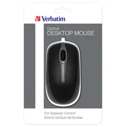 Verbatim 49019 Maus Beidhändig USB Typ-A Optisch 1000 DPI