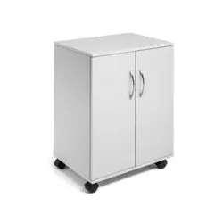 DURABLE Flügeltürenschrank geschl. lichtgrau 3115 10 Holz