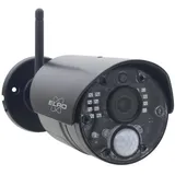 Elro Outdoor-Kamera (WLAN (Wi-Fi), IP Überwachungskamera mit Live-Übertragung auf Handy Bewegungsmelder) schwarz