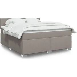 vidaXL Boxspringbett 180 x 200 cm Schwarz