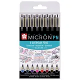 Sakura Pigma Micron PN 8er Set