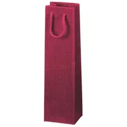 Flaschentragetasche Wellpappe rot WK/1 RED