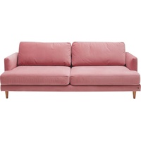TOM TAILOR HOME 4-Sitzer, Füße Eiche natur, Breite 220 cm rosa