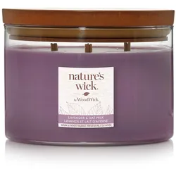 nature's wick 3-Docht Lavender&Oat Milk