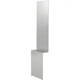 Muuto Pleat Spiegel 227 x 57 cm Silber