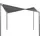 Beliani Pavillon Aventine 3 x 3 m Dunkelgrau
