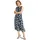 Swing Kleid Midi Blau 38