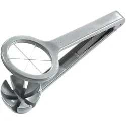 Westmark Eierschneider, Eierteiler, Aluminium, silber