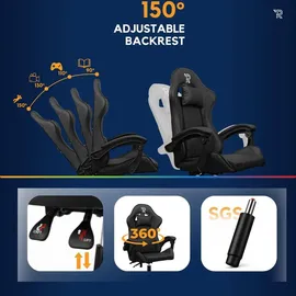 Ranqer Apollo Gaming Stuhl Drehstuhl Schwarz PC