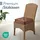 Beautissu Sitzkissen 50 x 50 x 10 cm Braun 1 St.