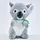 KÖGLER Labertier Koala Travis 18 cm Grau