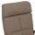 Mendler Relaxsessel HWC-L11 Leder 74 x 110 x 0 cm Taupe elektrisch drehbar