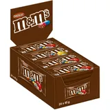 schokolade-linsen M&M Chocolate in einer bunten knuspriger Zuckerhülle 45g 24er Pack