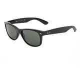 Ray Ban New Wayfarer RB2132 901 55-18 gloss black/green classic