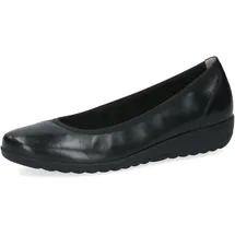 CAPRICE Damen 9-22161-42 Ballerina, Black Nappa, 37 EU