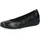 CAPRICE Damen 9-22161-42 Ballerina, Black Nappa, 37 EU