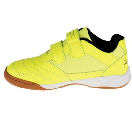 Kappa Unisex Kinder Kickoff K 260509K Sneaker,4011 yellow/black, 34 EU