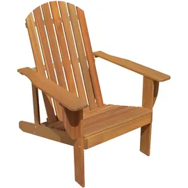 Garden Pleasure Adirondack Chair 142 x 70 x 93 cm Beige/Rot