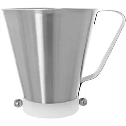 Schneider - Glasurtrichter 1,0 Liter, Edelstahl, Lochdurchmesser: 5 mm (10 Löcher)
