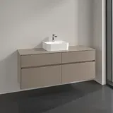 Villeroy & Boch Villeroy und Boch Collaro Waschtischunterschrank C10000VM 140x54,8x50cm, für Waschtisch mittig, taupe