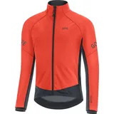 Gore Wear Herren Thermo Fahrrad-Jacke, C3, GORE-TEX INFINIUM, XXL, Feuerrot/Schwarz