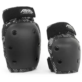 Rekd Protection Rekd Youth Heavy Duty Double Pad Set - Black / Grey - S