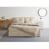 LeGer Home by Lena Gercke Boxspringbett »Addyson« Härtegrade H2, H3 und H4 wählbar, Boxspringbett inkl. Topper, 2 Matratzen