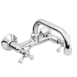 Hydroland Retro Wandarmatur Waschtisch/Spültisch verchromt