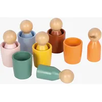 Small Foot Company Montessori Sortierbecher mit Figuren