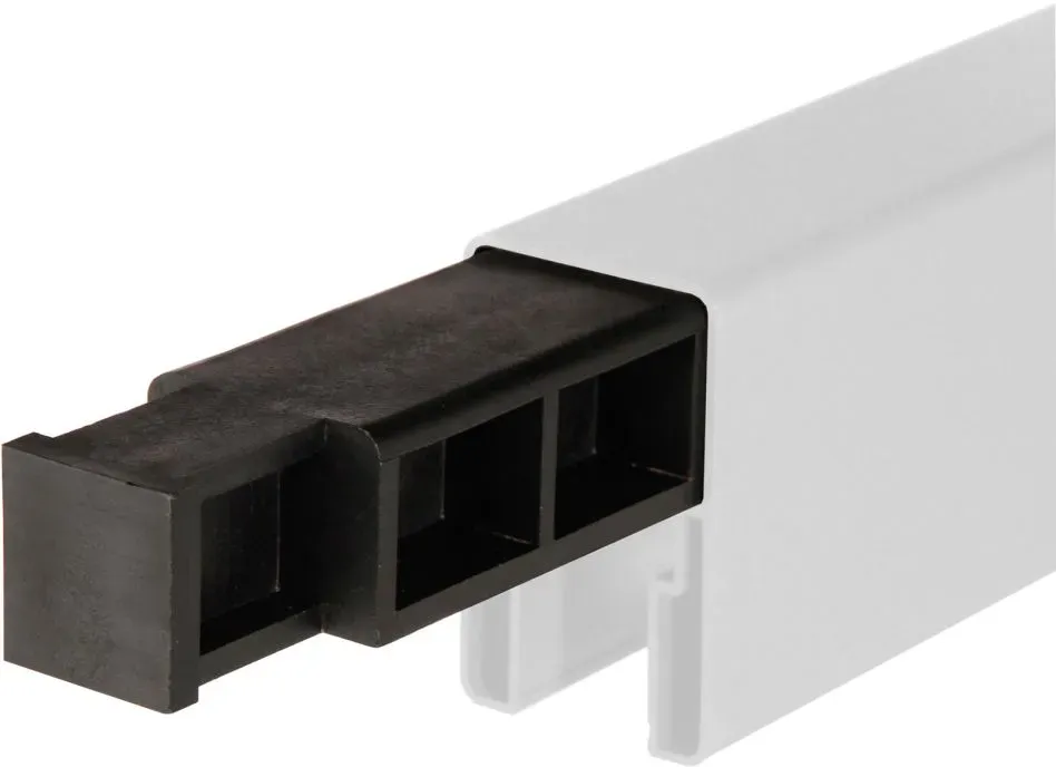 TraumGarten Sichtschutzzaun SYSTEM T-Verbinder für Senkrecht-Adapter
