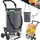 Kesser Einkaufstrolley Treppensteiger Anthrazit 56 l