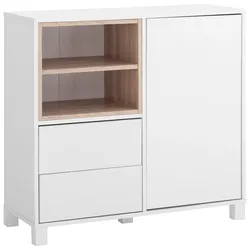 Kommode INOSIGN "Paco", weiß (weiß, eichefarben), Sideboards
