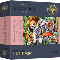 Trefl Wildkatzen im Dschungel (Holzpuzzle)
