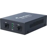 BlueOptics 10G Ethernet Medienkonverter 2x SFP+ ohne Transceiver, Transceiver, Schwarz