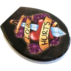 ADOB WC-Sitz Love Hurts bunt