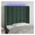 vidaXL LED Kopfteil Dunkelgrün 103x16x118/128 cm Samt