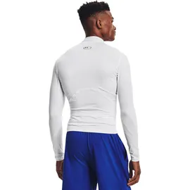 Under Armour HeatGear Armour Mock langarm Trainingsshirt Herren 100 white/black M