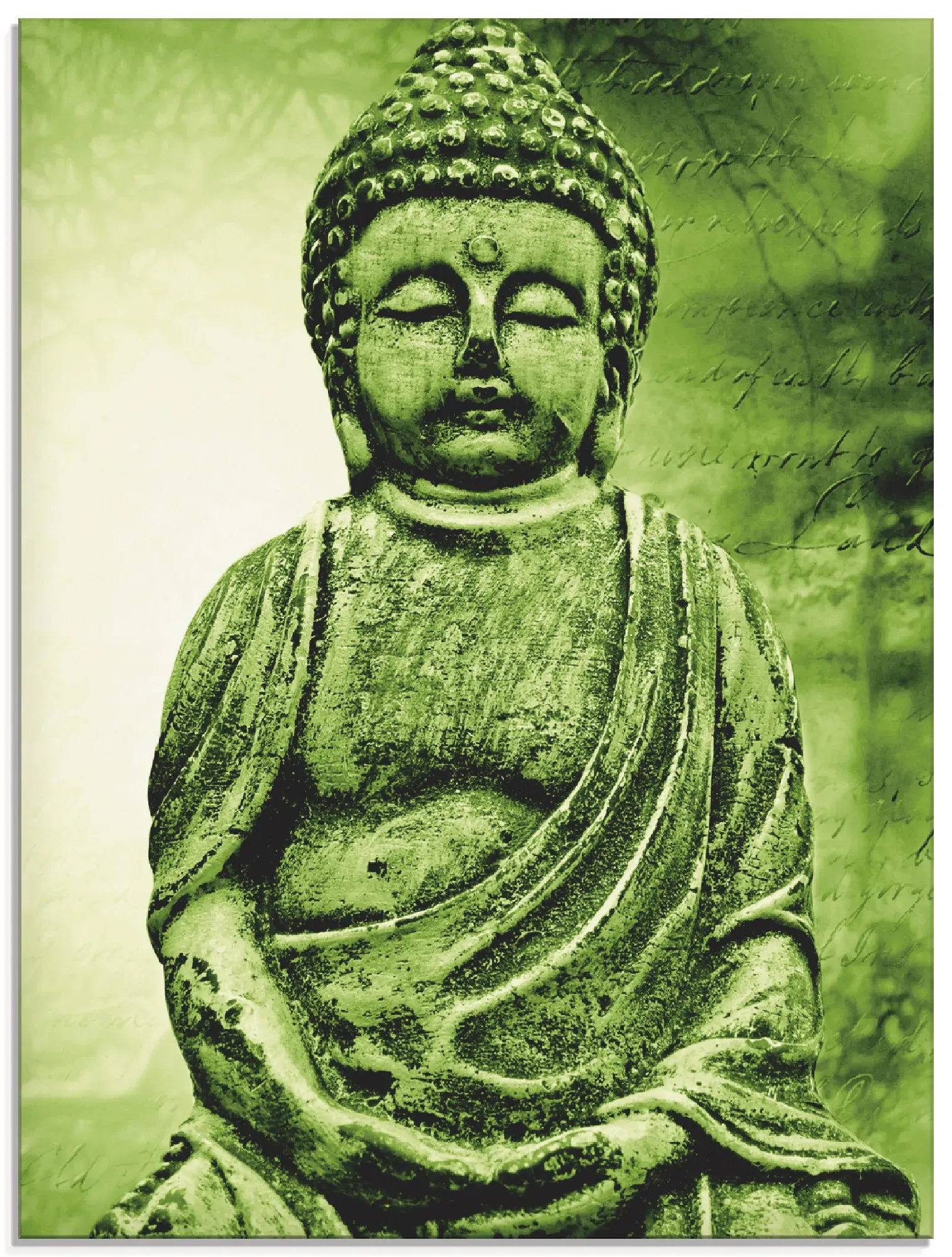 Artland Glasbild »Buddha«, Religion, (1 St.), in verschiedenen Größen Artland grün