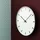 Arne Jacobsen Clocks City Hall 21,0 cm 5520 weiss/schwarz