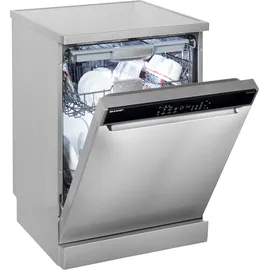 Sharp Standgeschirrspüler QW-NA25F44BI-DE - - 60 cm - Edelstahl