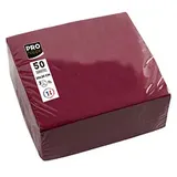 PROnappe Servietten bordeaux 2-lagig 20,0 x 20,0 cm 50 St.