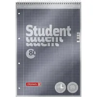 Brunnen Collegeblöcke Student Premium Lineatur 28 kariert DIN A4 Innen- und Außenrand