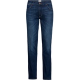 WRANGLER Greensboro Straight fit, 5-Pocket, uni, für Herren Jeans in indigoblauer Waschung-W36 / L34