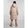 Pieces Damen Pcbee New Long Puffer Jacket Bc, Silver Mink, XS