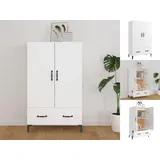 vidaXL Highboard Weiß 70x31x115 cm Holzwerkstoff